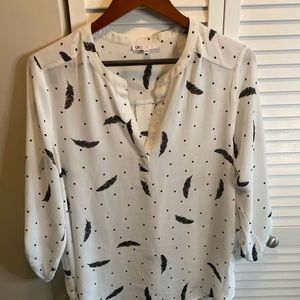 Feather blouse